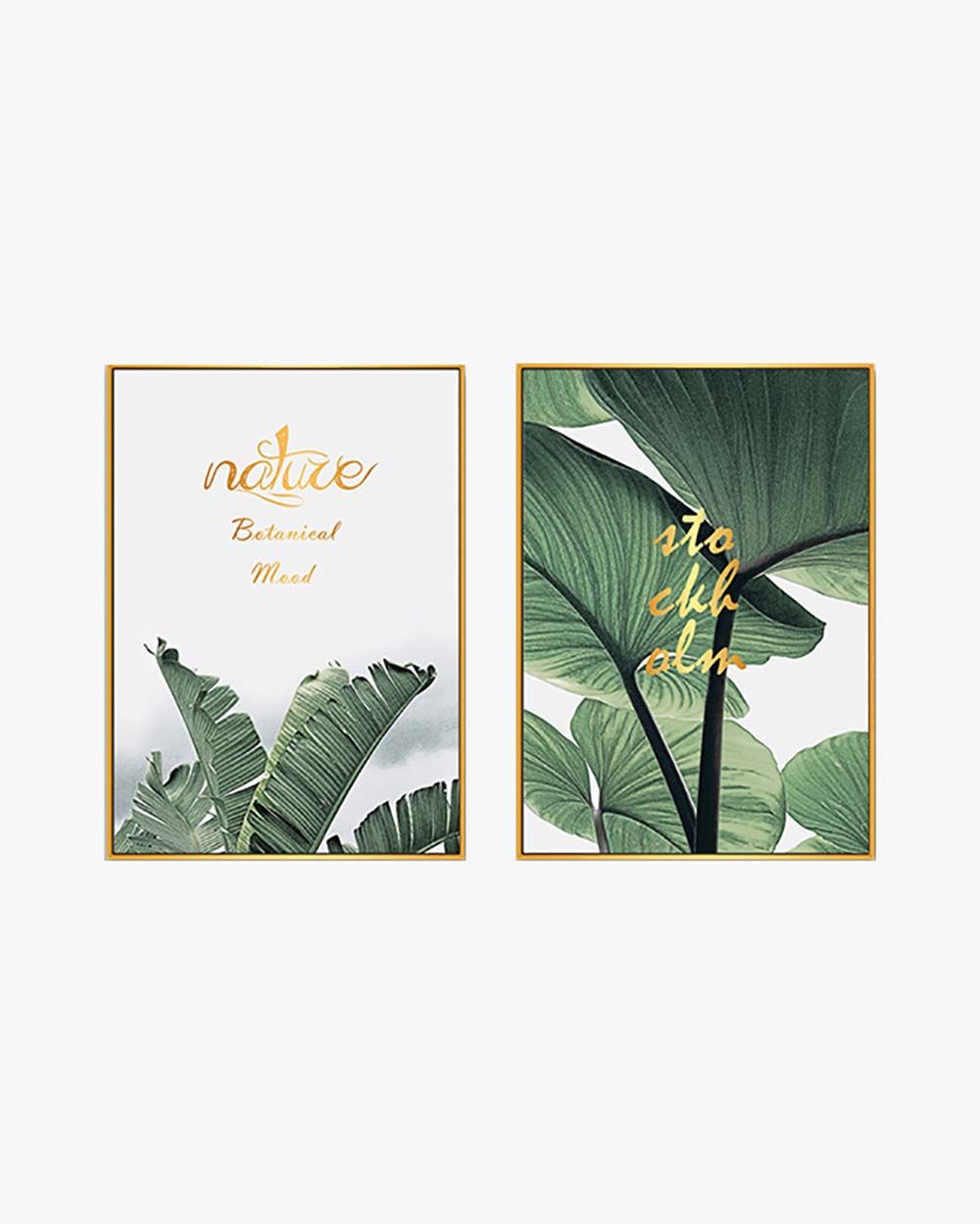 Bộ 2 Tranh Canvas Tropical 09