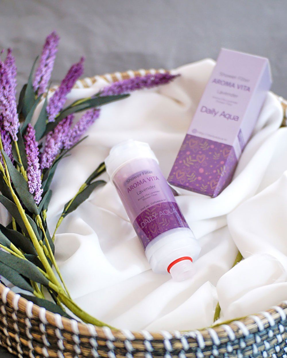 Hộp Lọc Vòi Sen Vitamin Hương Lavender