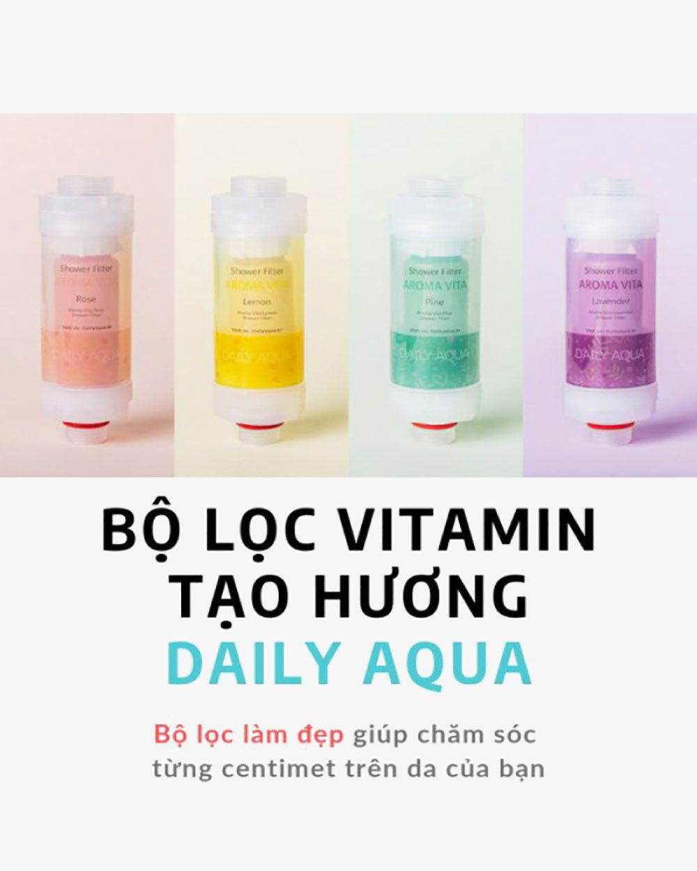 Hộp Lọc Vòi Sen Vitamin Hương Thông