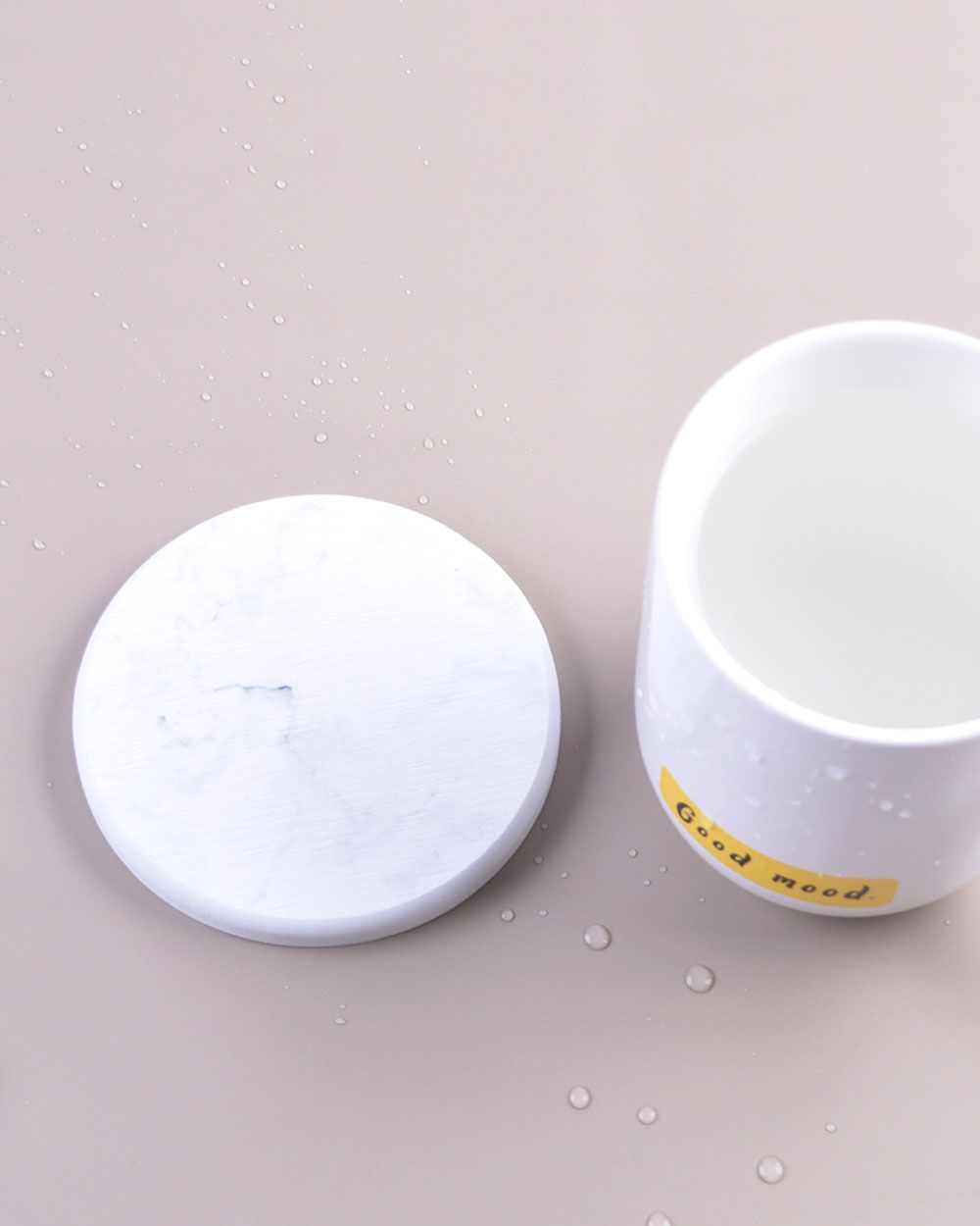 Thảm Đá Mini Tròn Marble