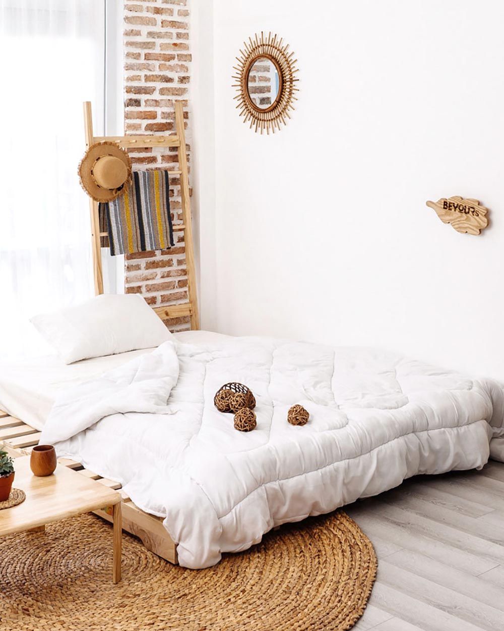 Giường Ngủ Pallet Nâu