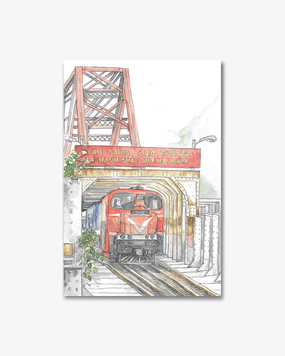 Tranh Canvas Góc phố Hà Nội 4