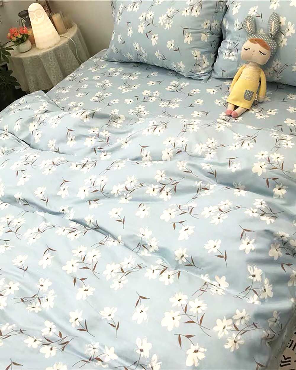 Bộ Chăn Ga Gối Cotton Sweet Love 2