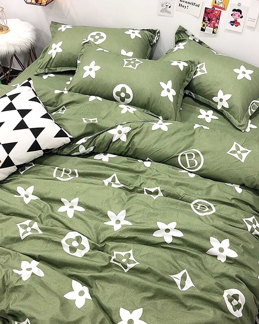 Bộ Chăn Ga Gối Cotton Sweet Love 12