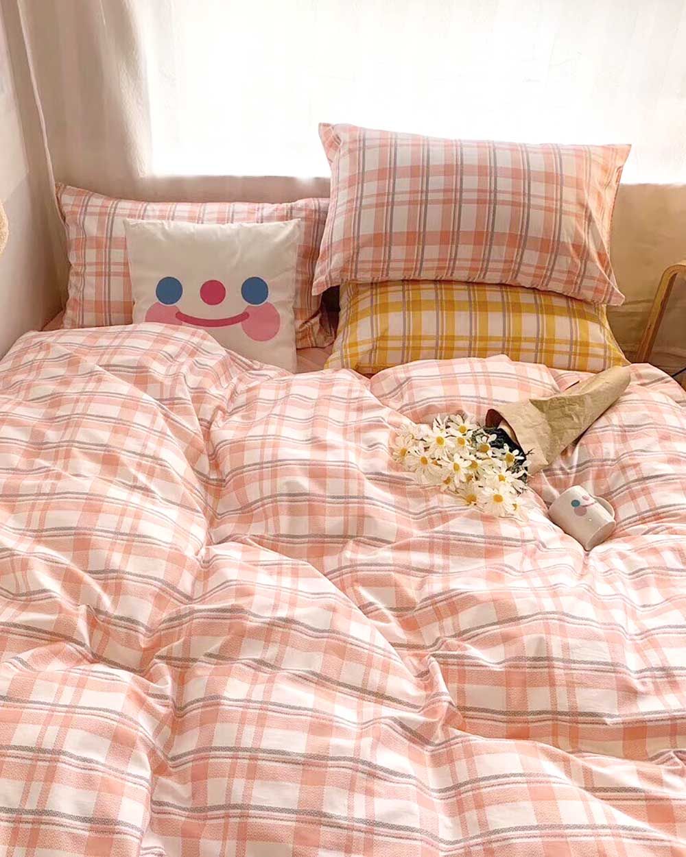 Bộ Chăn Ga Gối Cotton Sweet Love 18