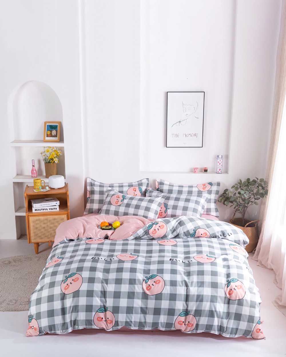 Bộ Chăn Ga Gối Cotton Sweet Love 47