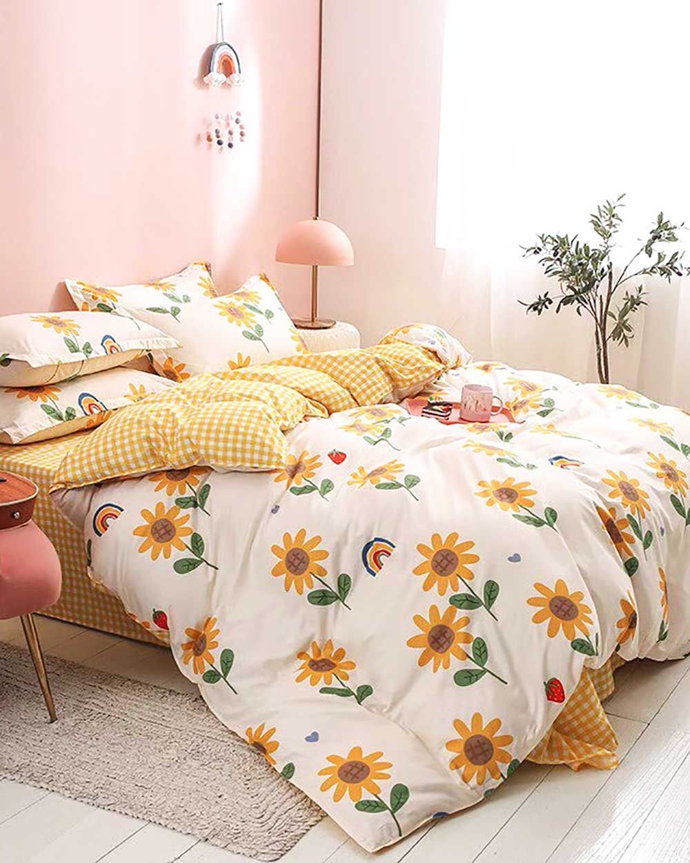 Bộ Chăn Ga Gối Cotton Sweet Love 50