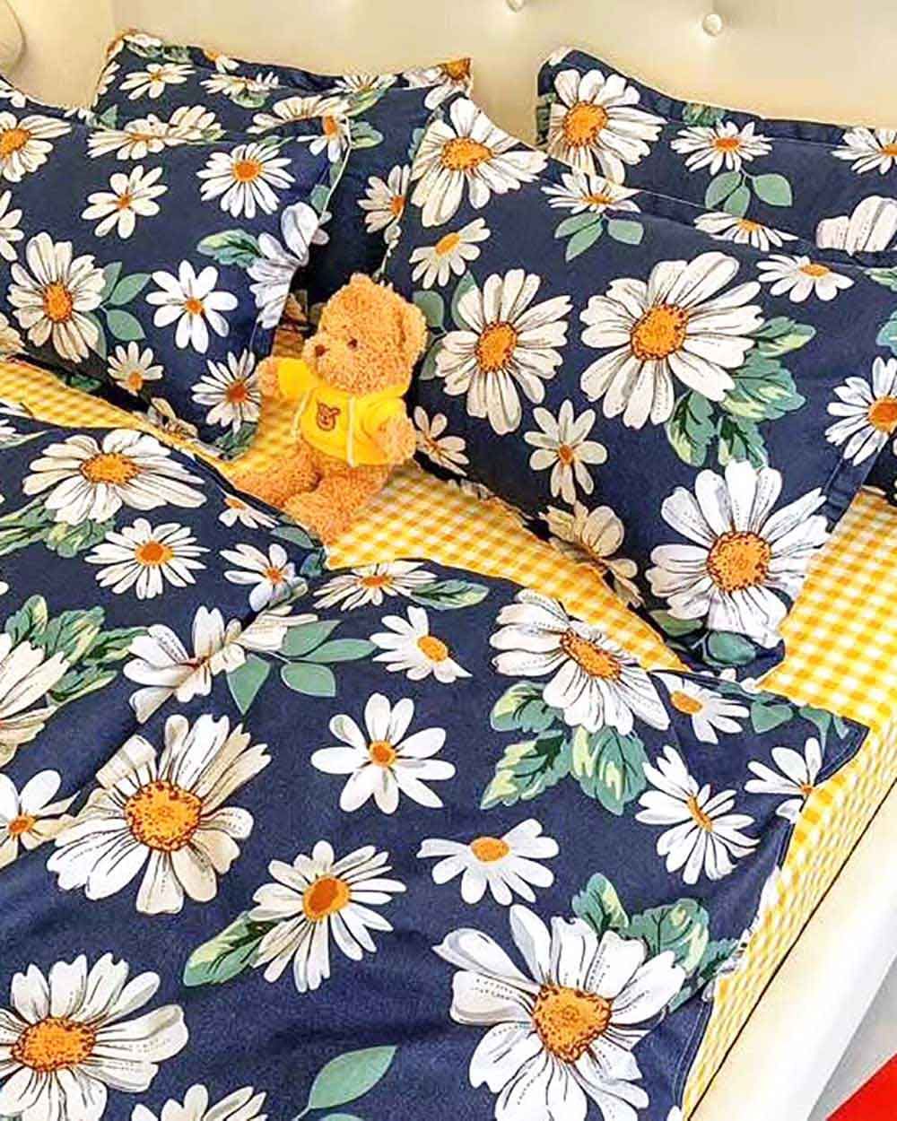 Bộ Chăn Ga Gối Cotton Sweet Love 54