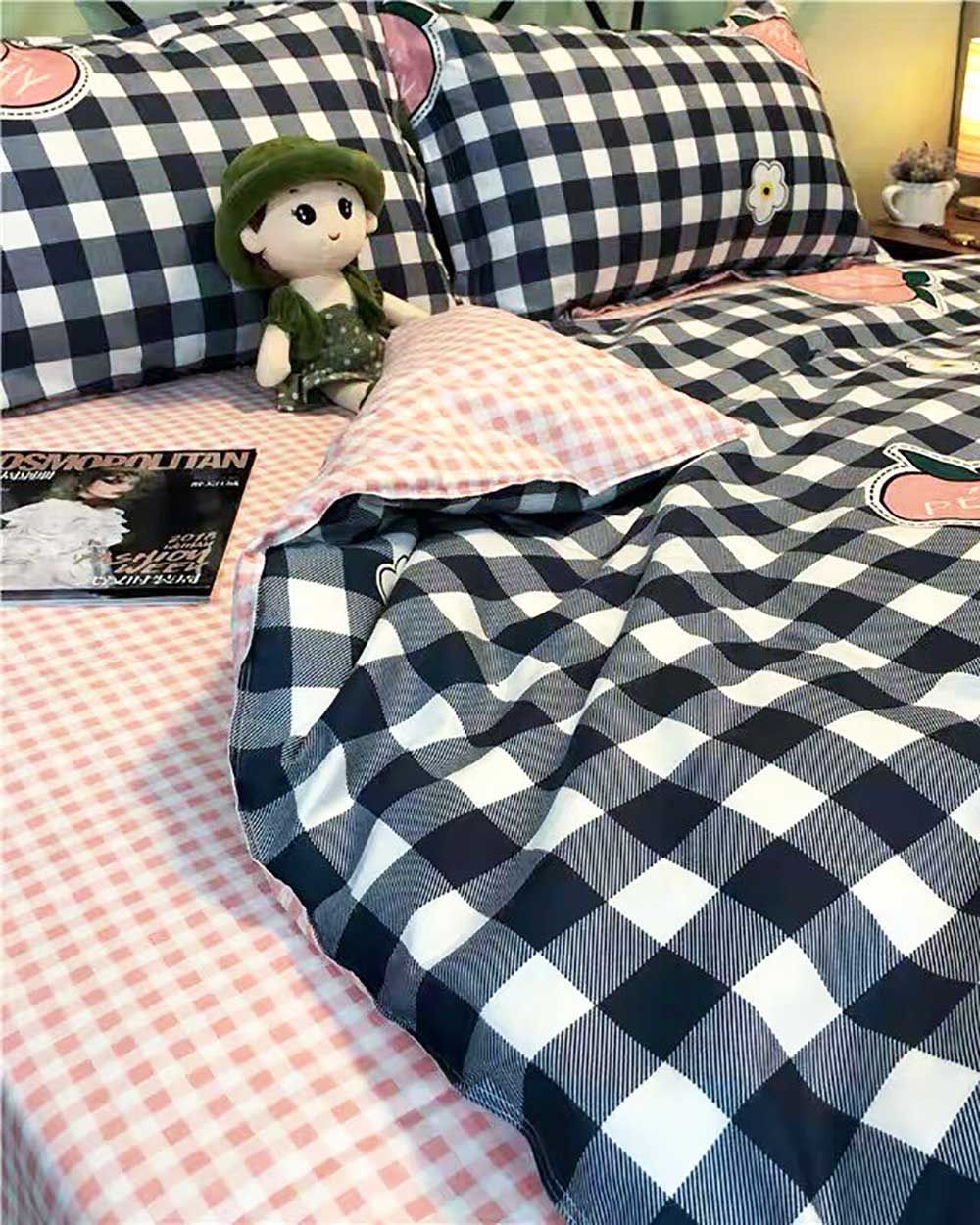 Bộ Chăn Ga Gối Cotton Sweet Love 84