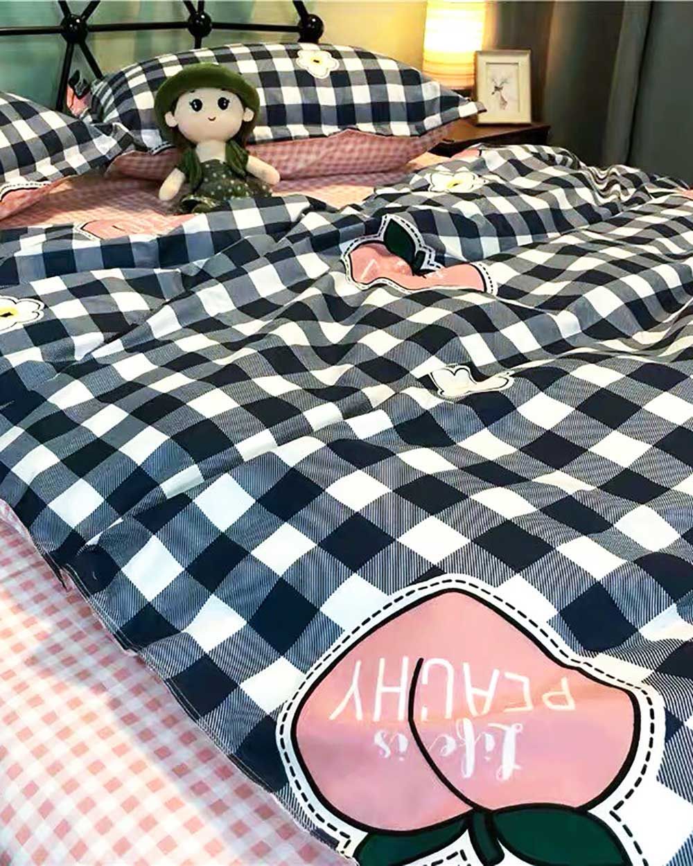 Bộ Chăn Ga Gối Cotton Sweet Love 84