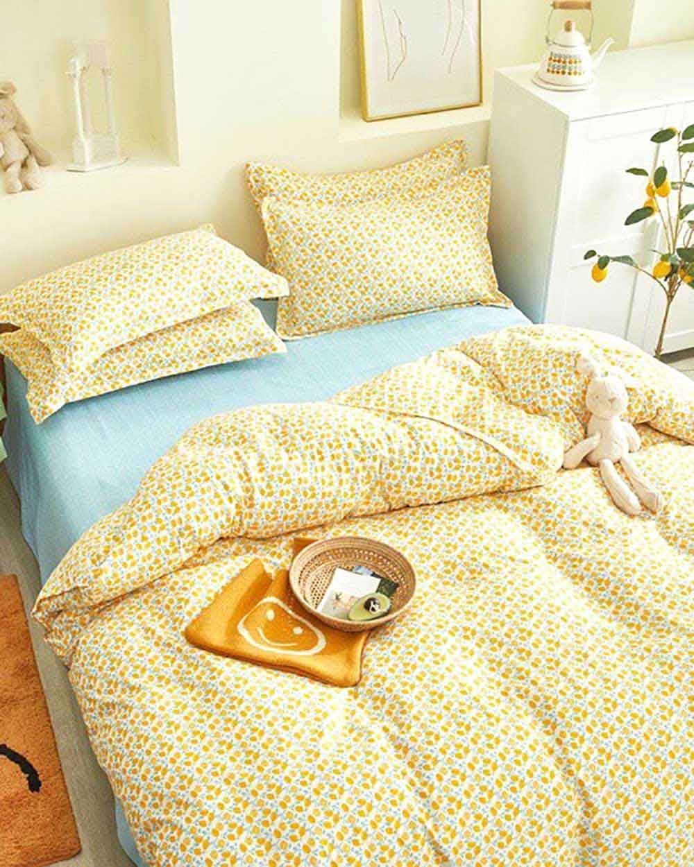 Bộ Chăn Ga Gối Cotton 6 Món Sweet Love 88