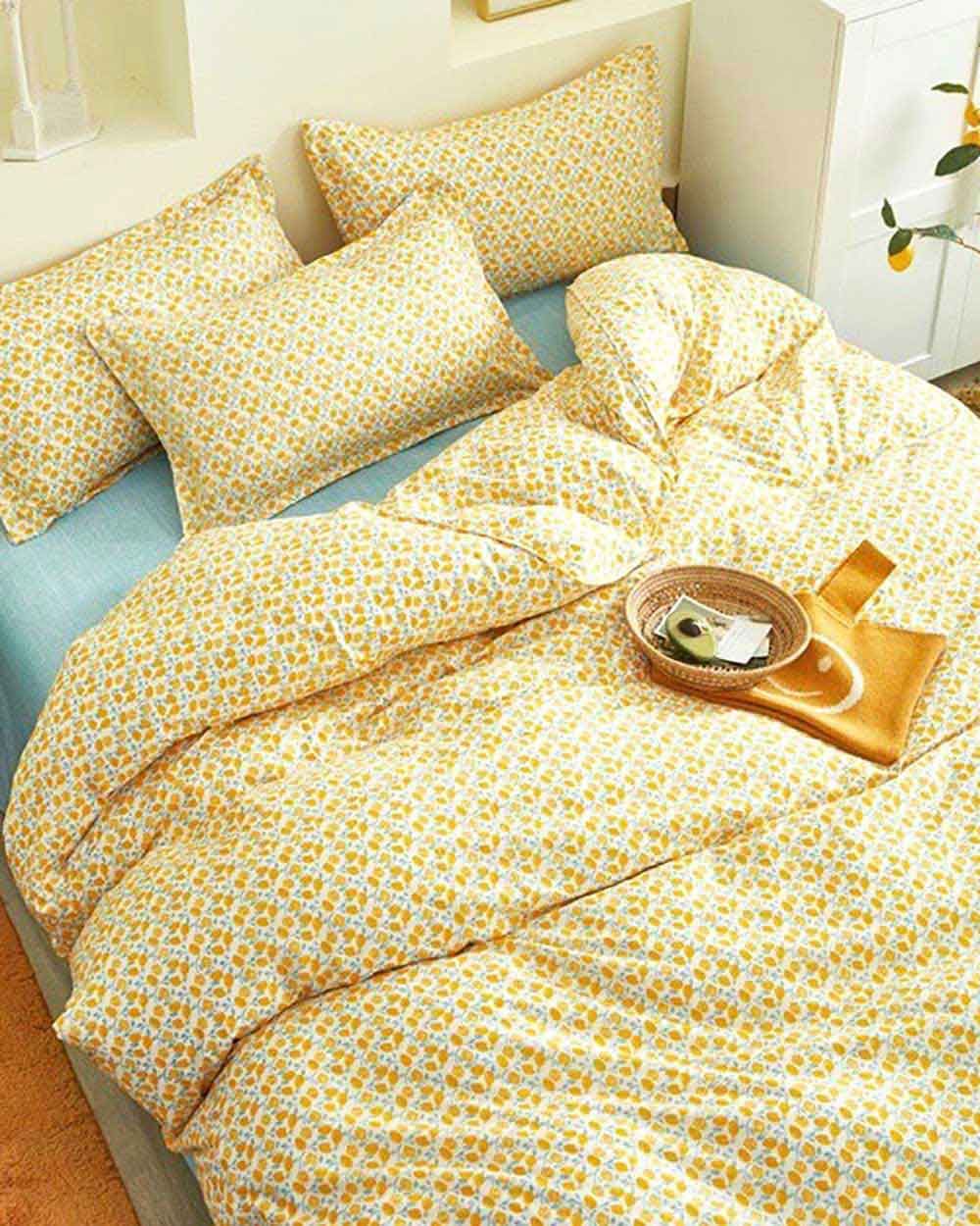 Bộ Chăn Ga Gối Cotton 6 Món Sweet Love 88