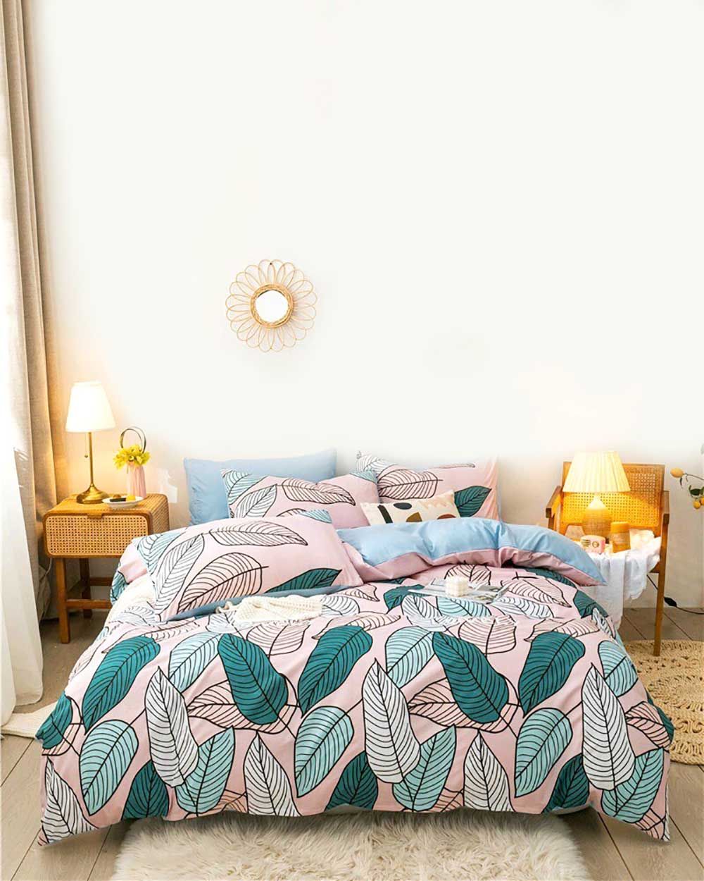 Bộ Chăn Ga Gối Cotton 6 Món Sweet Love 89