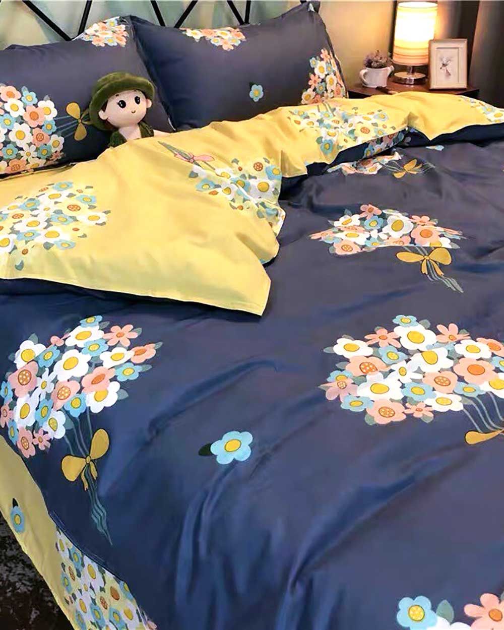 Bộ Chăn Ga Gối Cotton Sweet Love 92