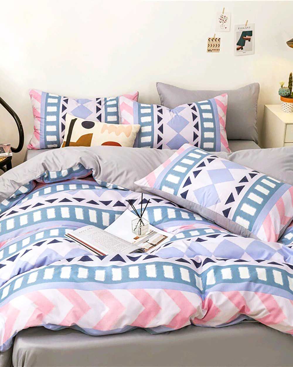 Bộ Chăn Ga Gối Cotton Sweet Love 95