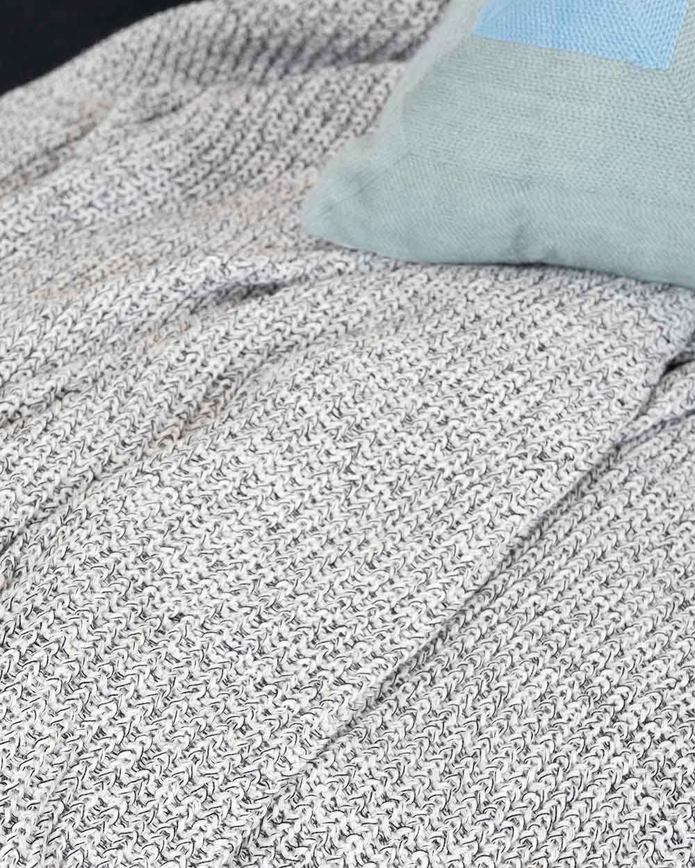 Chăn Sofa Jumper Xám