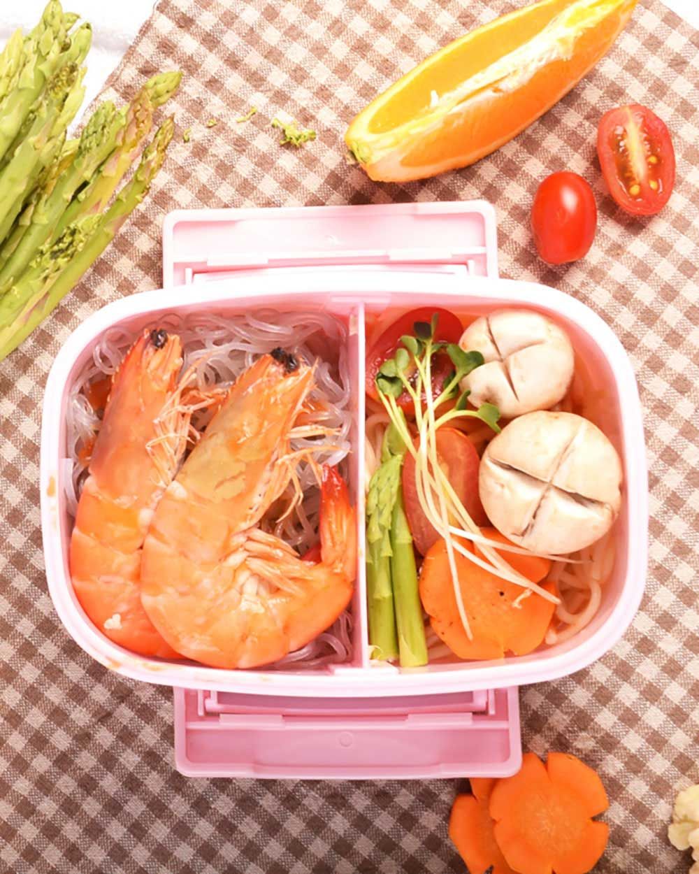 Hộp Đựng Cơm Trưa 700ml Hồng