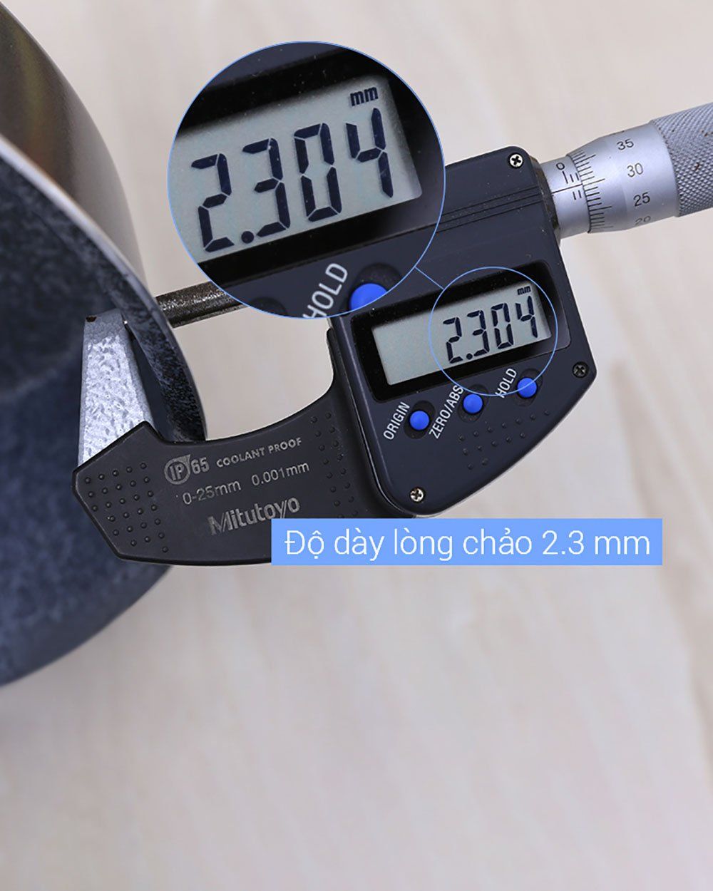 Chảo Chống Dính Vân Đá Đáy Từ 28CM