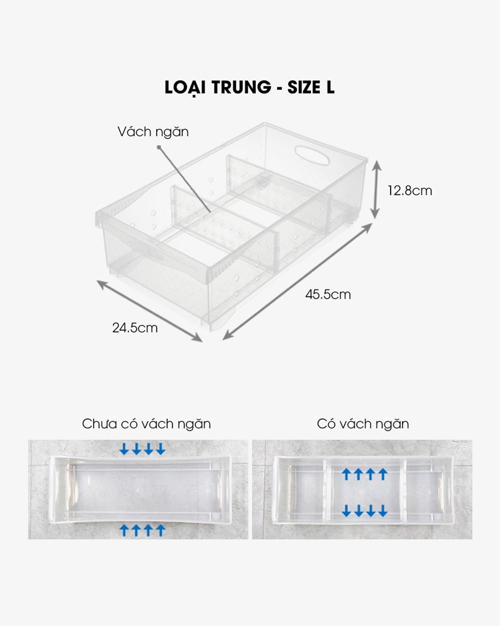 Khay Đa Năng Loại Trung Size L