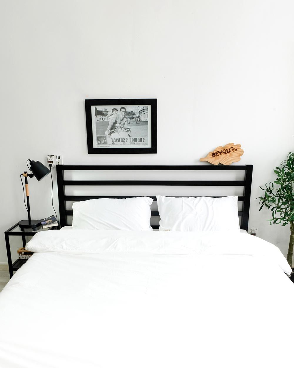 Set Giường Nan Simple Đen