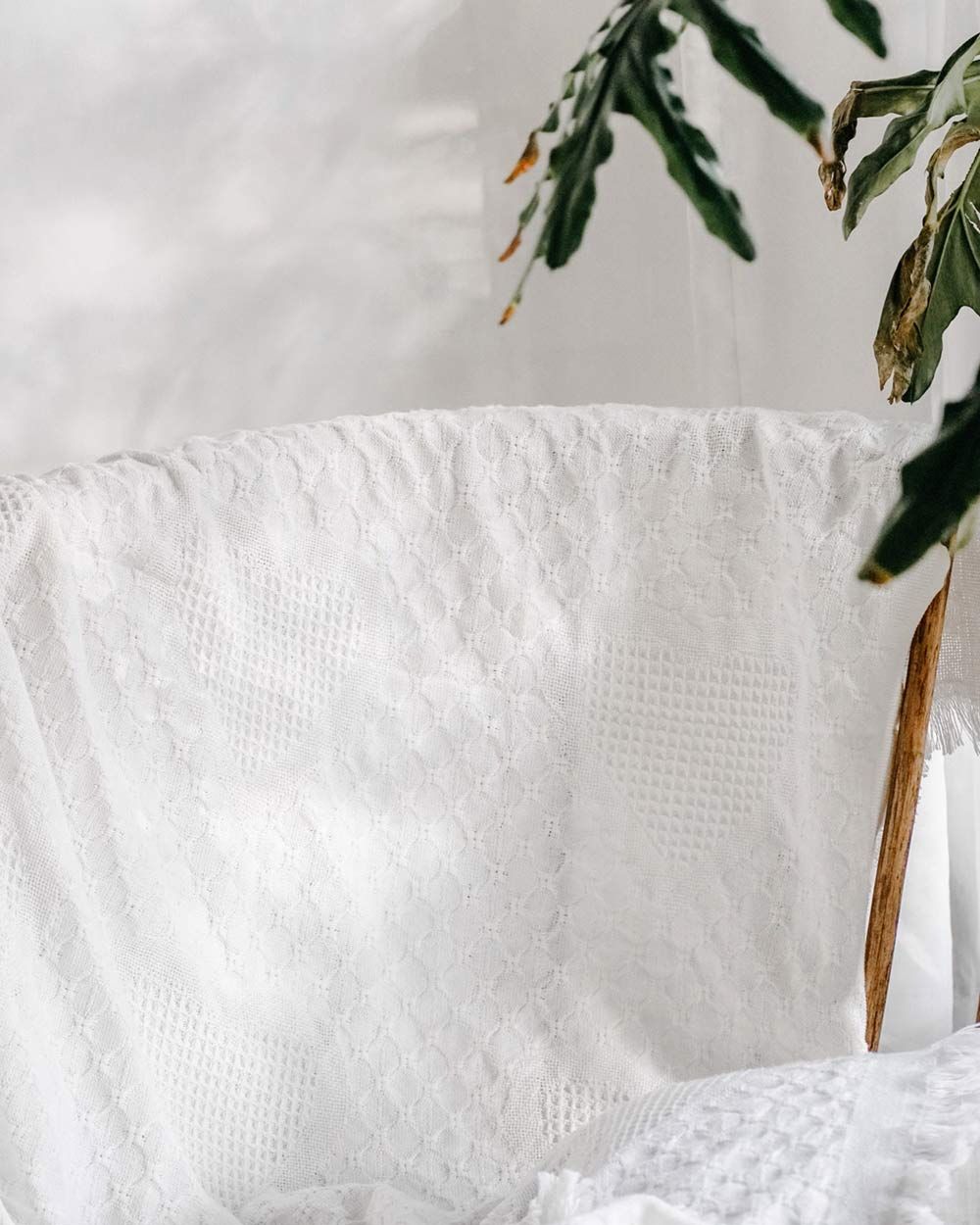 Chăn Trải Sofa Grid