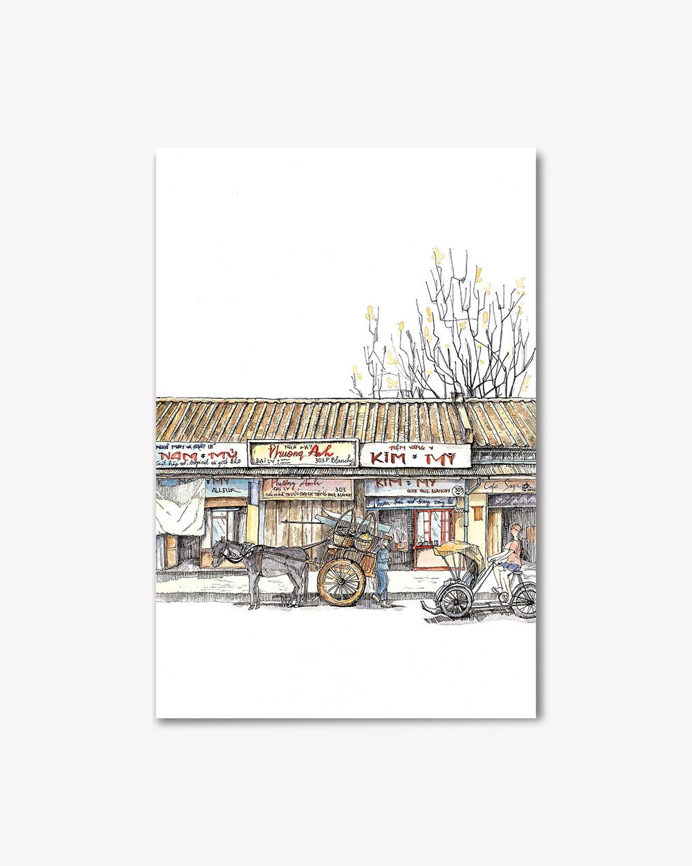 Tranh Canvas Sài Gòn Xưa 4