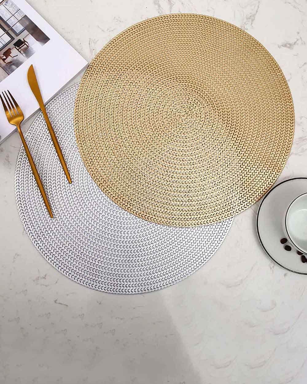 Thảm Cách Nhiệt Trang Trí Lúa Mì Bạc