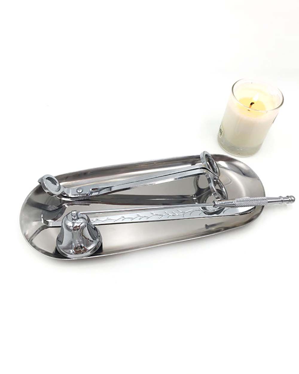 Khay Inox Đựng Trang Sức Bạc
