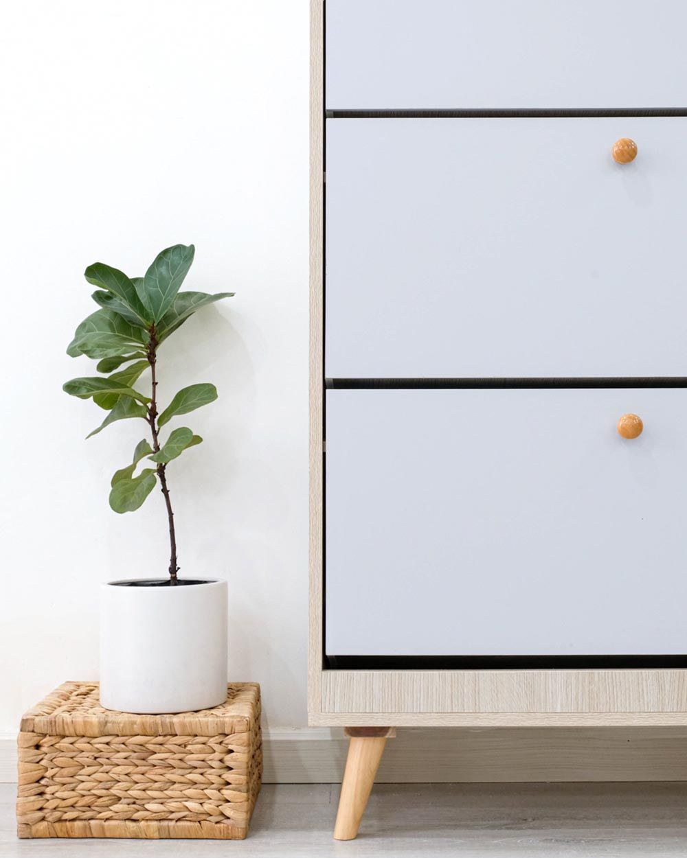 Tủ Giày Thông Minh 3 Tầng Xám