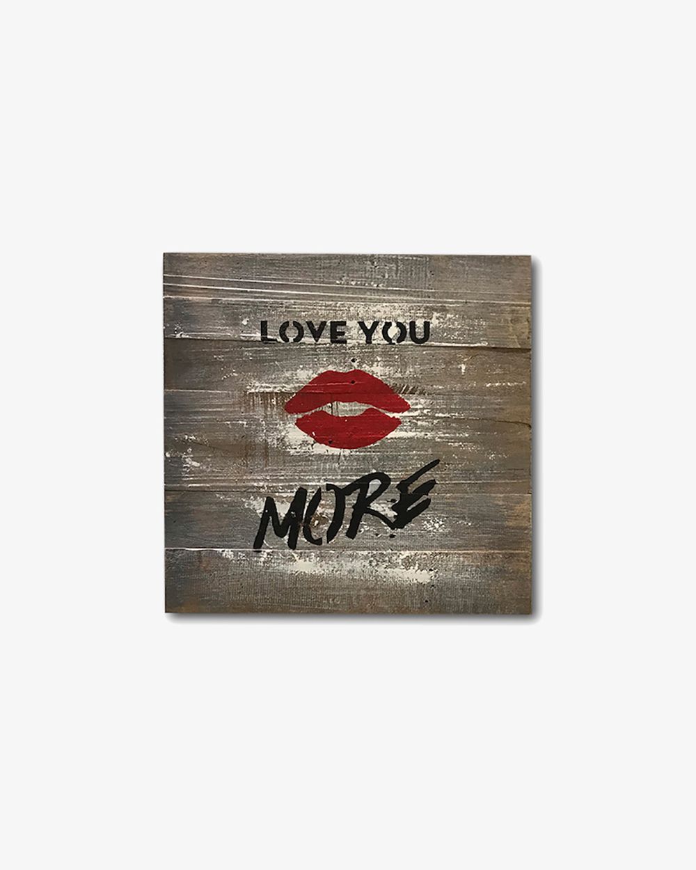 Tranh Gỗ LOVE YOU MORE 1