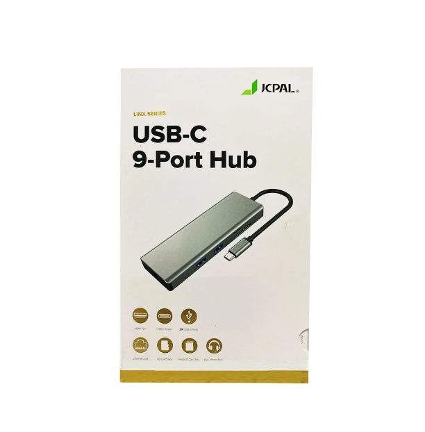 CỔNG CHUYỂN JCPAL LINX USB-C 9 IN 1