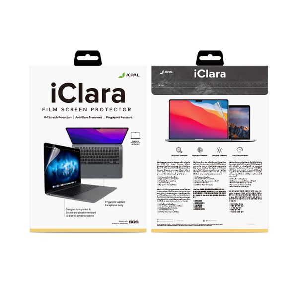 Dán màn hình JCPAL iClara Macbook Pro 14" / 16" 2021