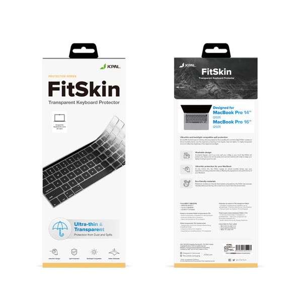  Phủ phím JCPAL Fitskin TPU Macbook Pro 14