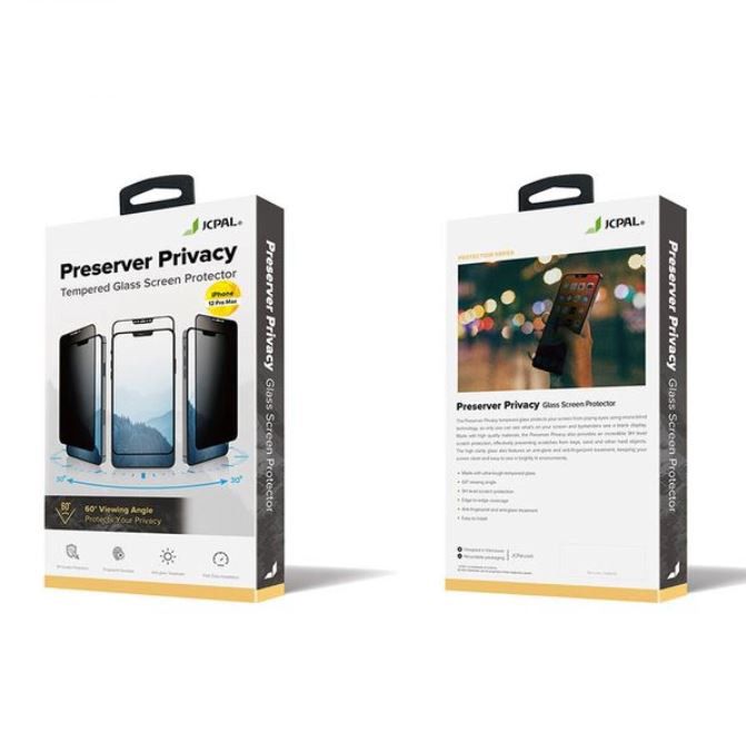 Cường lực chống nhìn trộm JCPAL premium privacy iPhone 12