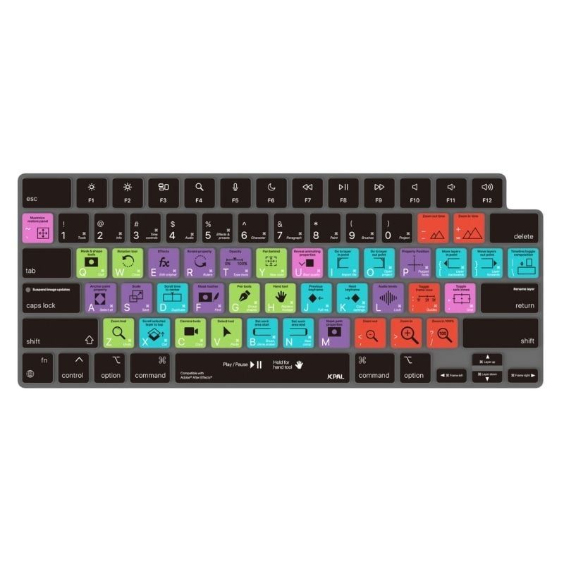 Phủ Phím JCPAL Verskin After Effects Shortcuts MB 14
