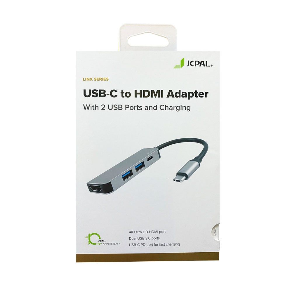 CỔNG NỐI JCPAL LINX USB-C TO HDMI Ft CHARGING 4 IN 1