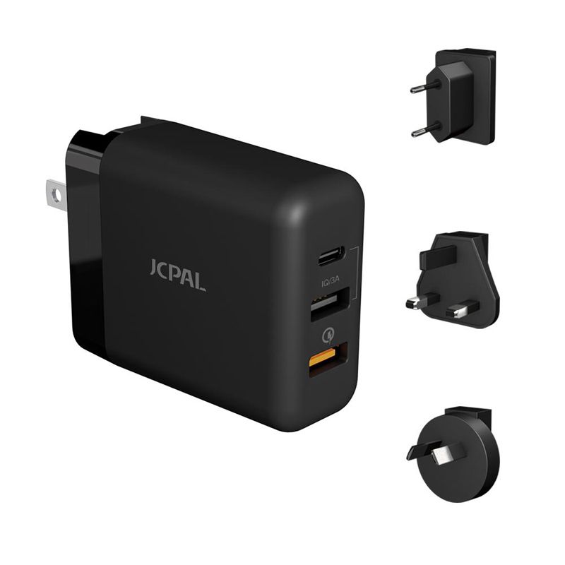 CỐC SẠC JCPAL TRAVEL MULTIPORT QC 3.0