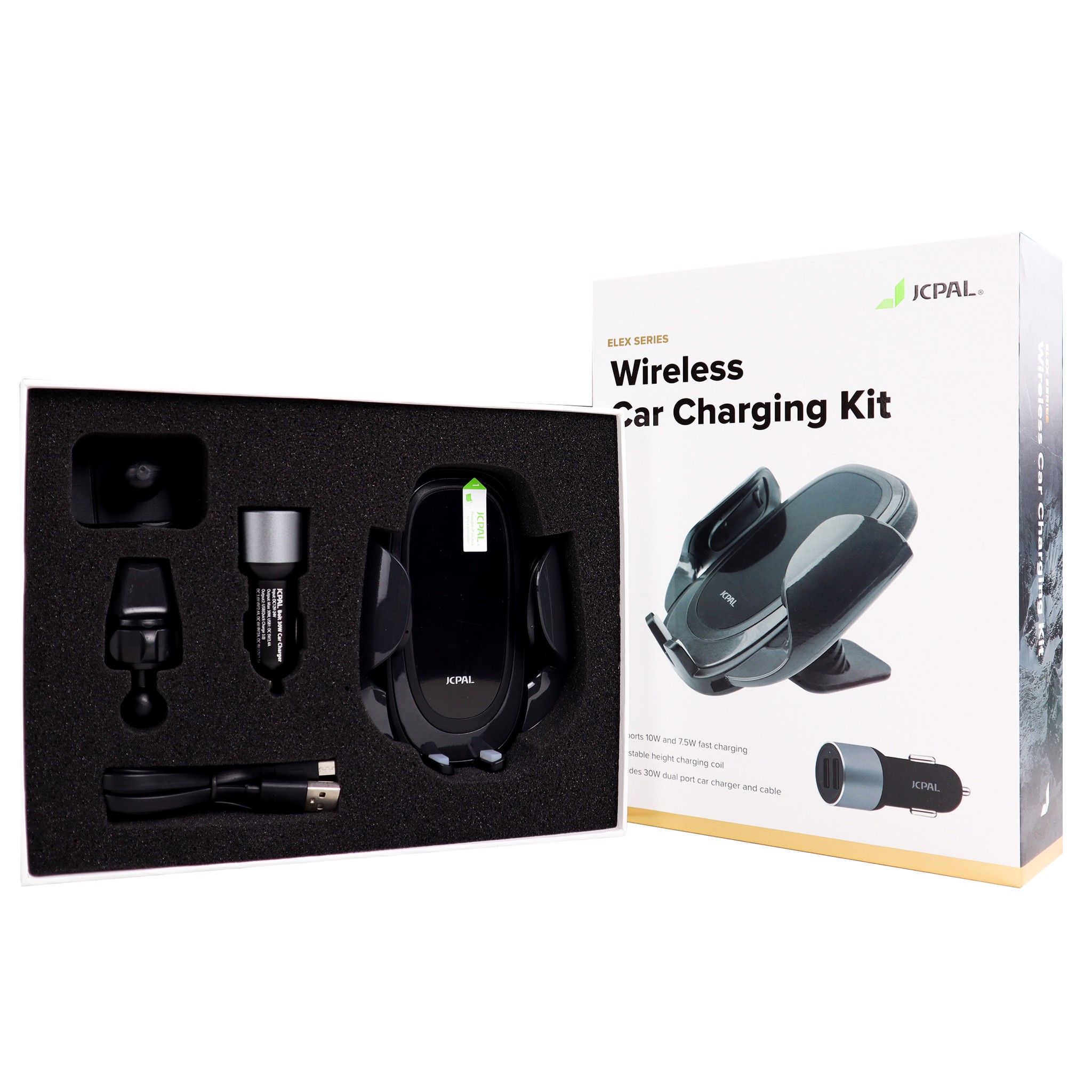 BỘ SẠC KHÔNG DÂY CAR CHARGER QC 3.0
