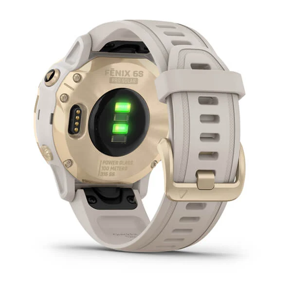 Garmin Fenix 6S Solar Amethyst Steel/ Light Gold chính hãng FPT