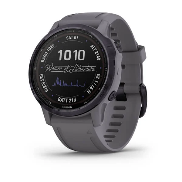 Garmin Fenix 6S Solar Amethyst Steel/ Light Gold chính hãng FPT