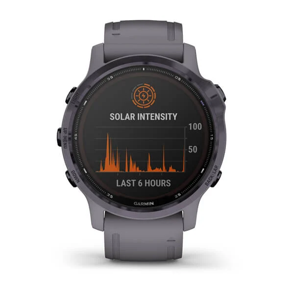 Garmin Fenix 6S Solar Amethyst Steel/ Light Gold chính hãng FPT