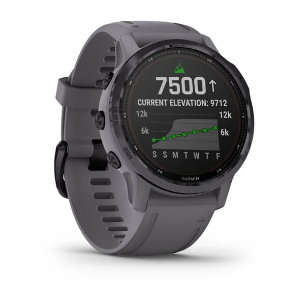 Garmin Fenix 6S Solar Amethyst Steel/ Light Gold chính hãng FPT