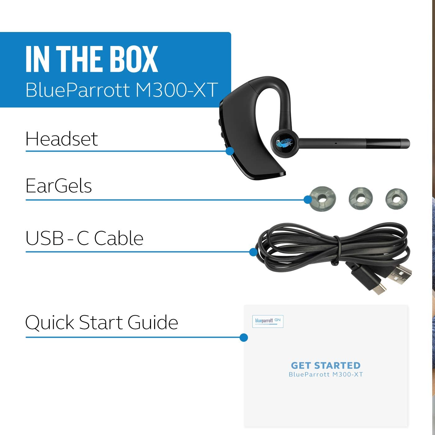 Tai nghe 1 bên Blueparrott M300-XT