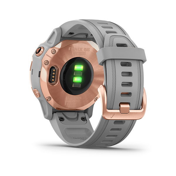 Garmin Fenix 6S - Sapphire, Carbon Gray DLC with Black Band