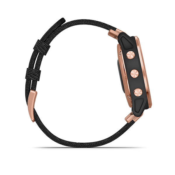 Garmin Fenix 6S - Sapphire, Carbon Gray DLC with Black Band