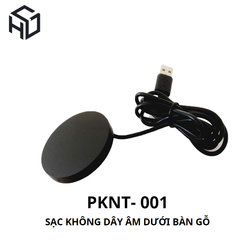 (PKNT-001) Sạc Không Dây Âm Dưới Bàn Gỗ