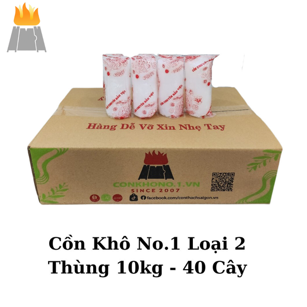 (CK02) Cồn Khô Chất Lượng Loại 2 Cháy Lâu Lửa Mạnh