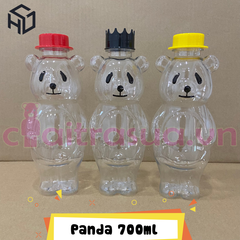 PANDA700 - Chai Nhựa PET Đựng Trà Sữa Hình Panda 700ml