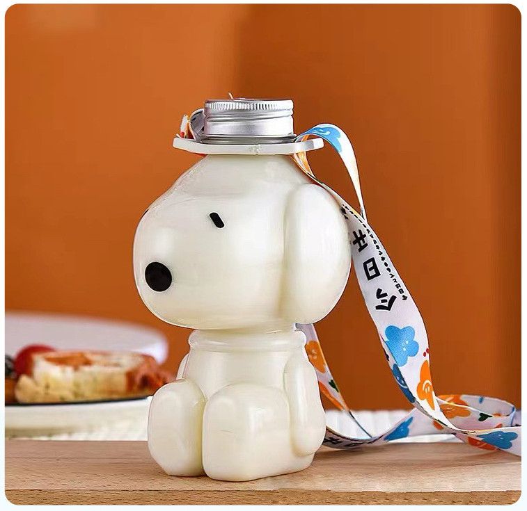 SNOPPY350 - Chai Nhựa PET Đựng Trà Sữa Hình Snoppy 350ml