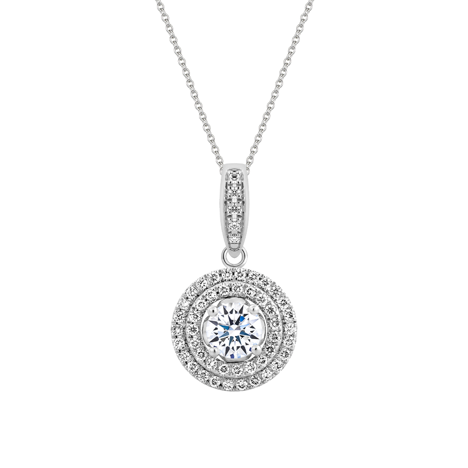 Mặt kim cương tấm vàng 14K Stable N 1CT